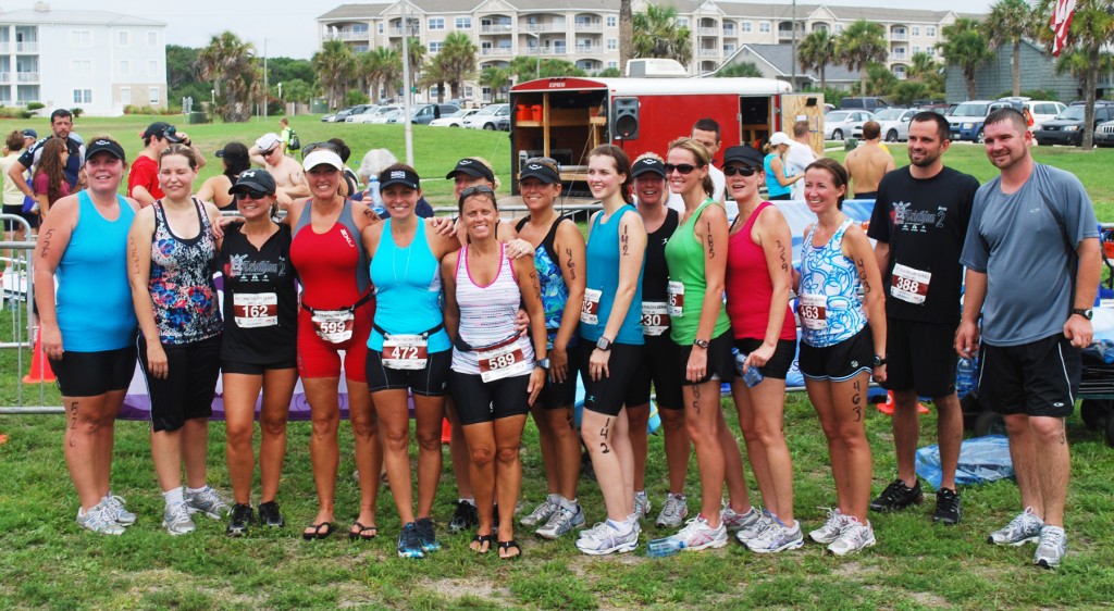 Fifteen local runners participate in Jacksonville Sprint Triathlon held