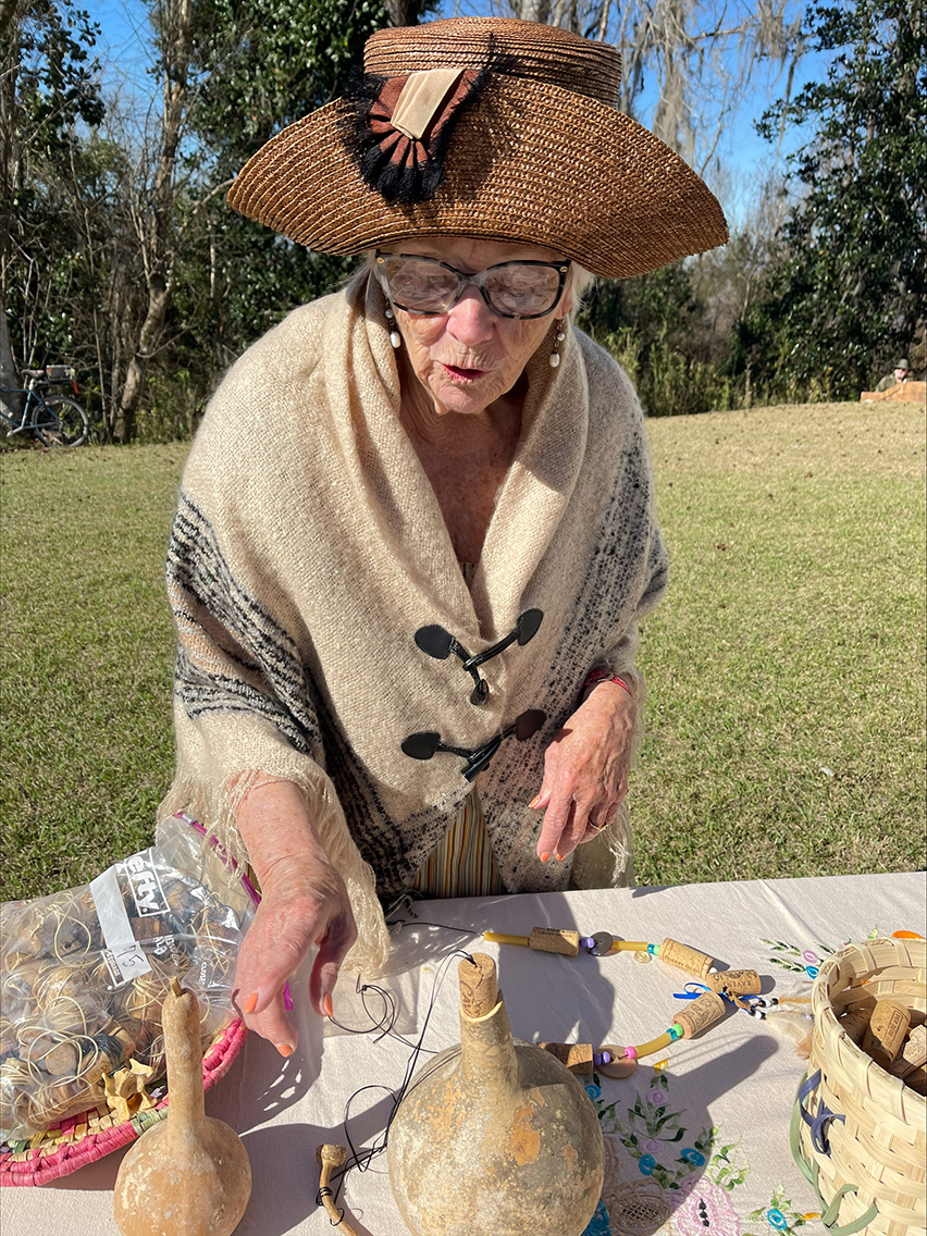 *9) ...and showing corked gourds, which served as old-fashioned thermos bottles-7